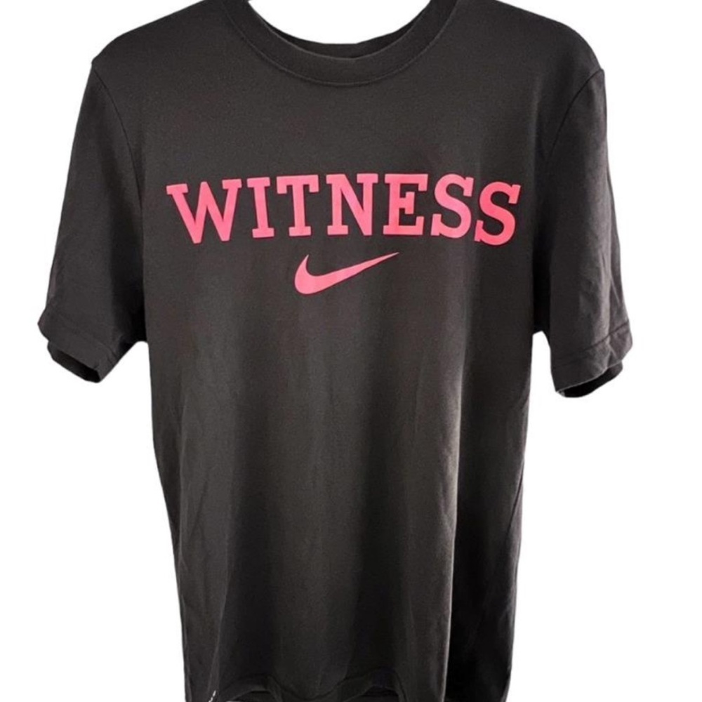 Nike Dri-FIT LeBron James "Witness" T-Shirt | Size S | Black & Red | Basketball